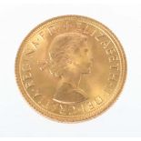 Sovereign-Goldmünze 1965, Gold 916,