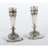 Paar einflammige Kerzenleuchter 20.