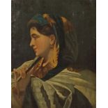 Maler des 19. Jh. "Damenportrait",