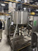 APV Crepaco Jacketed Processing Tank – 75 PSI Jacket (1996) No Agitator