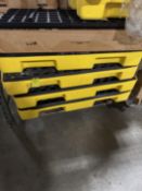 Lot of (12) Spill Containment Pallets - half size (9) 2 barrel (3) single barrel