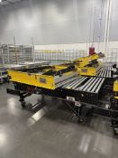 Lot of (2) Roach Lift-Gate Powered 48" x 60" Roller Conveyor Section â€“ Mobile ( Loading Fee $100)