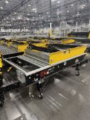 Lot of (2) Roach Lift-Gate Powered 48" x 60" Roller Conveyor Section â€“ Mobile ( Loading Fee $100)