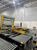 Lot of (2) Roach Lift-Gate Powered 48" x 60" Roller Conveyor Section Mobile ( Loading Fee $100)