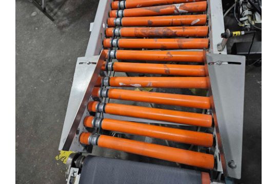 107" L x 21.5" W Lineshaft Roller Conveyor - Image 4 of 9