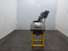 Groen Manufacturing INA-200 200 Gallon Stainless Steel Pressure Kettle