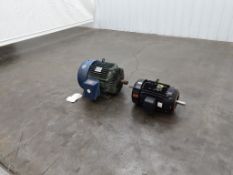 (1) Marathon Eletric XRI High Efficieny 40 HP Motor And (1) Baldor 15 HP Motor