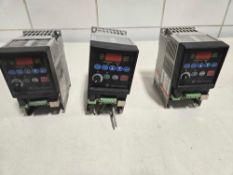 3 Allen Bradley Poweflex Drives