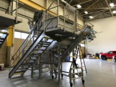 Tote Dump, Cluster Breaker, Screw Auger Feed System