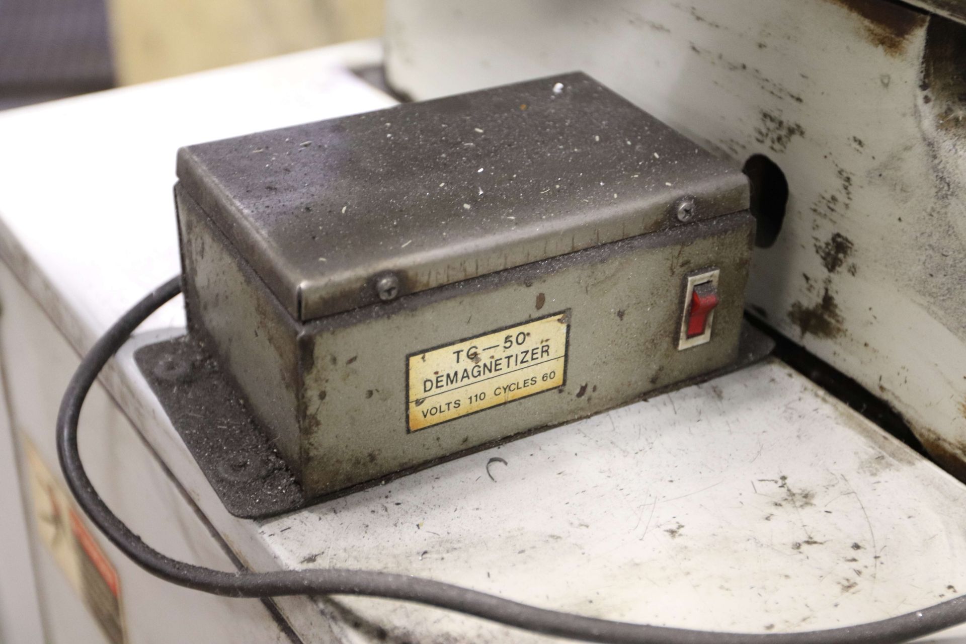 Harig surface grinder, model 618, with magnetic truck