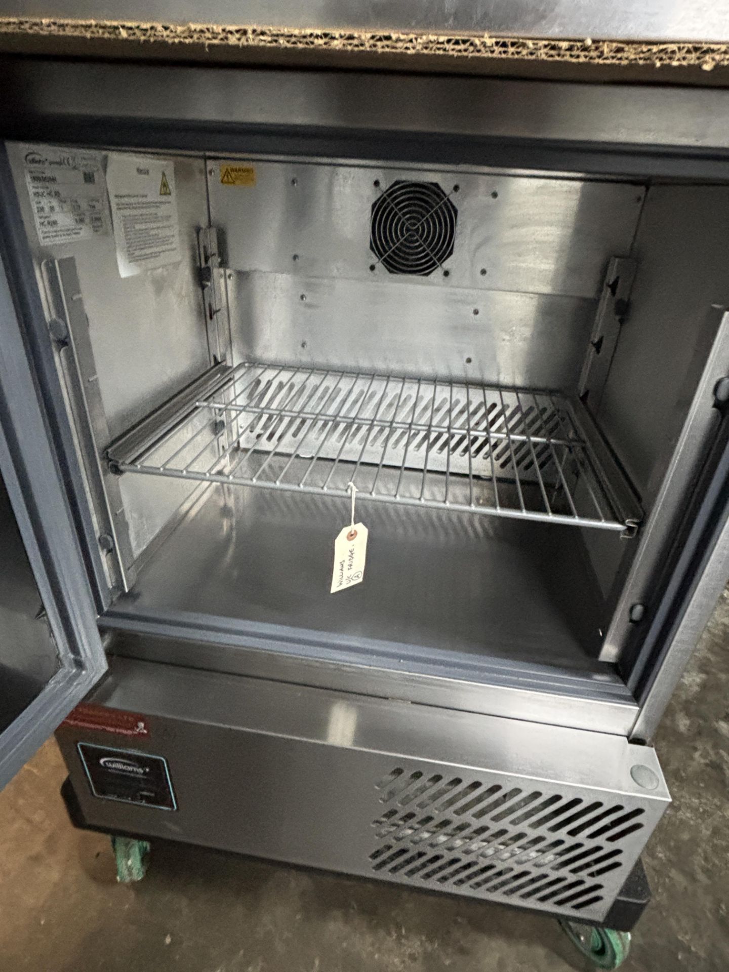 Williams Stainless Under Counter Fridge CHECKED+WORKING - Image 2 of 4