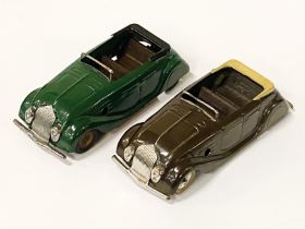 2 CLOCKWORK CARS - NO KEY