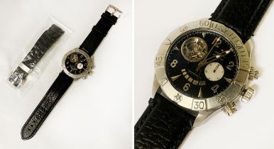 ZENITH CHROMERA GENTS WRISTWATCH WITH ORIGINAL STRAP NOT ATTACHED - FULLY WORKING