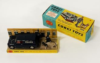 CORGI POLICE VAN & DOG HANDLER - BOXED
