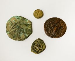 FOUR MIXED COINS