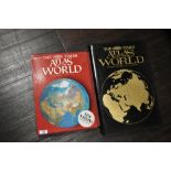 A large Atlas of the World Concise Edition book, sold together with another large Atlas of the World