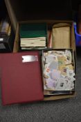 GB AND WORLD STAMPS IN ALBUMS ALONG WITH MACAU FLAT SET AND FRANKLIN MINT COVERS