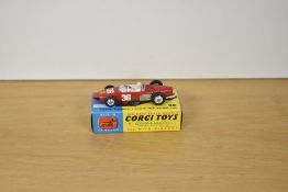 A Corgi Toys Die-cast, 154 Ferrari Formula 1 Grand Prix Racing Car, red no 36, in complete card box,