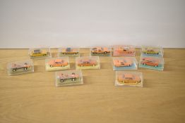 Twelve Schuco Die-casts, 306847 Brabham Ford BT 33 Formel 1, 809 BMW 2002, 301831 VW K70, 301808 BMW