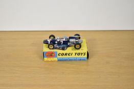 A Corgi Toys Die-cast, 156 Cooper Maserati F/1, blue no 7, in complete card box, very little use
