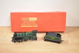 A Hornby R350 4-4-0 SR Loco & Tender 1757, boxed with internal packaging, very little use