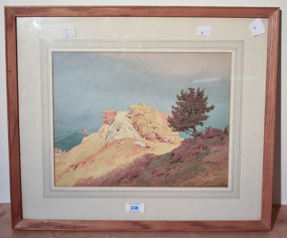 Local Interest* Geoffrey H. Pooley (British, 1908-2006) watercolour painting showing a Lakeland - Image 2 of 4