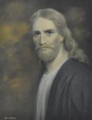 After Herbert Beecroft (1864-1951, British) colour print of 'Portrait of Christ'. Produced in the