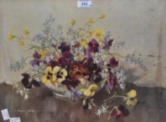 After Vernon de Beauvoir Ward (British 1905-1985) colour print 'Spring Concerto' within an oak