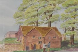 20th Century School watercolour 'Wastwater Sunset' indistinctly signed and dated '99 to the lower