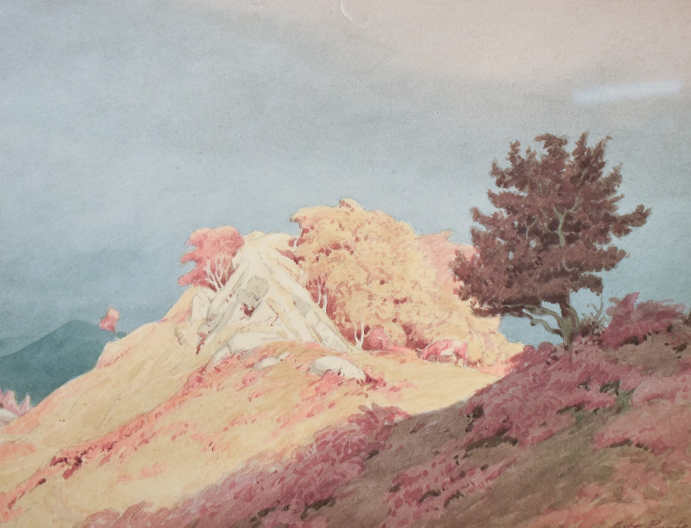 Local Interest* Geoffrey H. Pooley (British, 1908-2006) watercolour painting showing a Lakeland