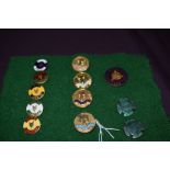 Ten Fox hunting badges for the Lunesdale, Ullswater and North Lonsdale fell packs and two British