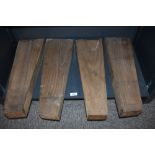 Four French Walnut gun stock blanks hand selected by a master gunsmith