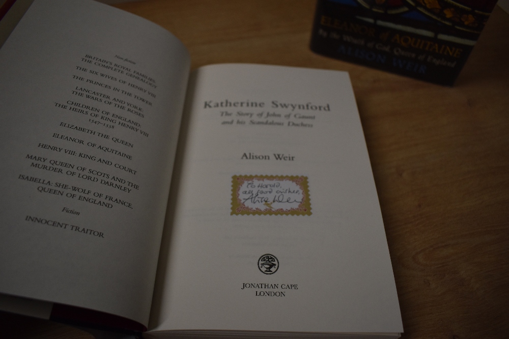 Historical Biography. Three titles by Alison Weir - all signed/presentation copies. Hardbacks in - Image 3 of 4