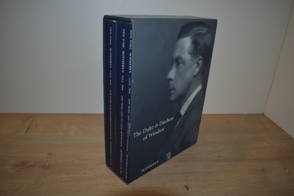 Auction Catalogue. Sotheby's. The Duke and Duchess of Windsor Collections. 1997. Three softback