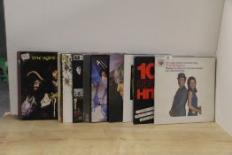 A mixed box of 40 albums generally around VG , rock and pop and more - viewing is recommended