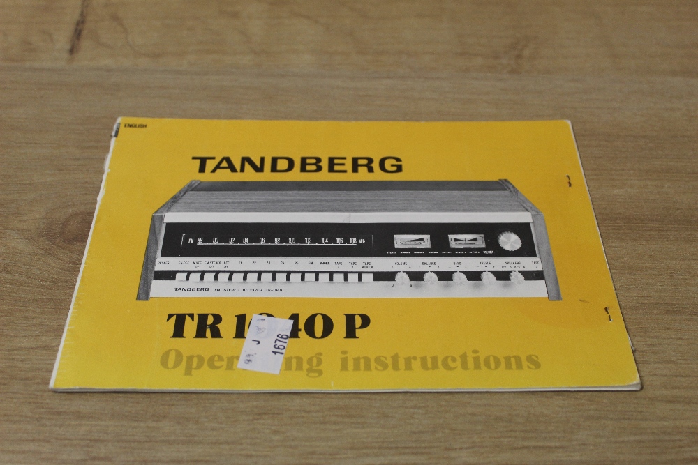 A Tandberg FM receiver TR 1040 - Image 4 of 5
