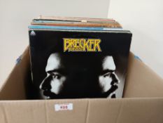 A box of 54 Jazz vinyl albums - viewing recommended - good shop / dealer selection , modern jazz ,