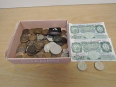 A collection of GB Copper, Brass and Nickel Coins including Pennies, Half Penny, Farthing,