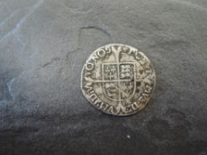 A Philip and Mary 1554-1558 Hammered Silver Groat, legend very visible, coat of arms very visible,