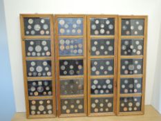 Twenty Royal Mint Proof Coin Year Sets. 1966, Britains First Issue of Decimal Coins, 1983, 1984,