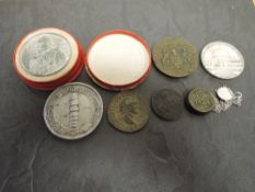 A small collection of Medallions, 1902 Edward VIII, 1859-60 School of Medicine Edinburgh, 1862