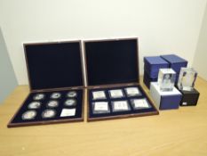 Two Windsor Mint Coin Sets, Royal Traditions and Royalty, 15 coins in total, all with