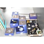 A group of Swarovski jewellery, to include broaches and earrings ect