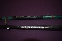 3 vintage fishing rods including Browning and Abu Garcia,