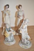 Four figurines in the style of A Belcari
