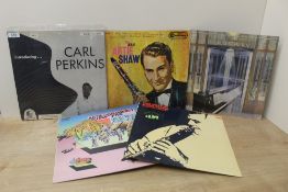 A lot of 10 jazz vinyl albums in generally VG+ or better condition as per photos - part of a large