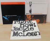 A lot of three albums by Jackie McClean on the iconic Blue Note label - generally ex/ex with these