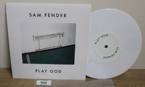 A Sam Fender future rarity with his self released ' Play God / Greasy Spoon ' on his own label -
