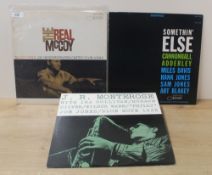 A lot of three Blue Note jazz albums - a great archive on offer here - mostly later pressings from
