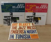 A lot of three Blue Note jazz albums - a great archive on offer here - mostly later pressings from